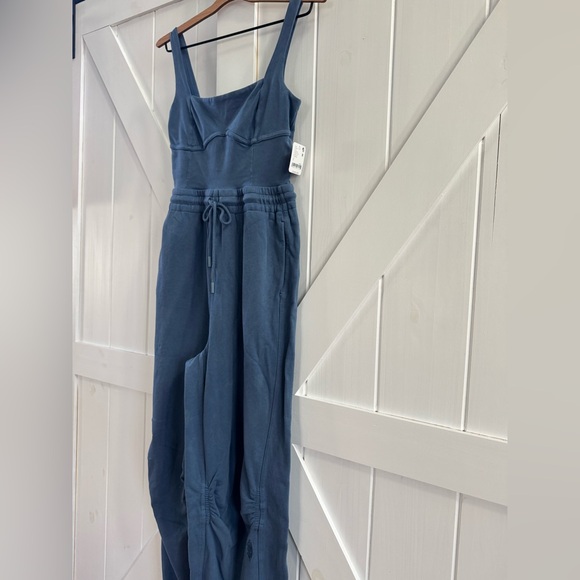 FP Movement by Free People Inbound Jumpsuit in Skyline Misty Blue - Picture 6 of 9